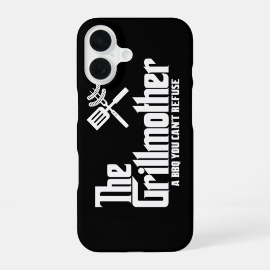 De Grillmoeder iPhone 16 Hoesje (Achterkant)
