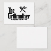De Grillmoeder Notitiekaartje (Voorkant / Achterkant)