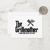 De Grillmoeder Notitiekaartje (Voorkant / Achterkant in situ)