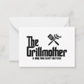 De Grillmoeder Notitiekaartje (Voorkant)
