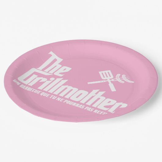 De Grillmoeder Papieren Bordje (Gekanteld)