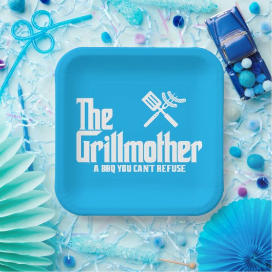 De Grillmoeder Papieren Bordje (Feest)