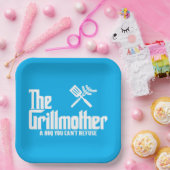 De Grillmoeder Papieren Bordje (Feest)