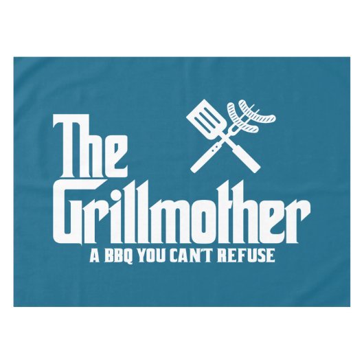 De Grillmoeder Tafelkleed (Voorkant (Horizontaal))