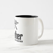 De Grillmoeder Tweekleurige Koffiemok (Voorkant rechts)