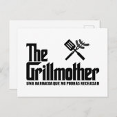 De Grillmoeder Uitnodiging Briefkaart (Voorkant / Achterkant)