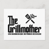 De Grillmoeder Uitnodiging Briefkaart (Voorkant)