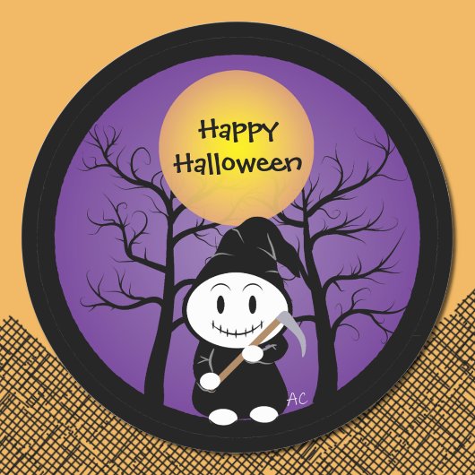 De Grim - Happy Halloween Stickers