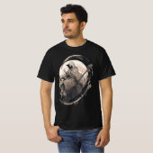 De Grim Reaper, de Dood die de nacht plukt T-shirt (Voorkant volledig)