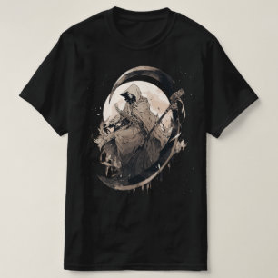 De Grim Reaper, de Dood die de nacht plukt T-shirt