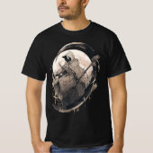 De Grim Reaper, de Dood die de nacht plukt T-shirt (Voorkant)