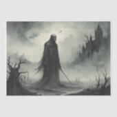 De Grim Reaper - Decoupage - Tissuepapier (Voorkant)