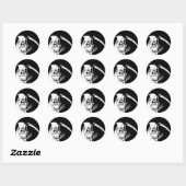 De Grim Reaper of Death Ronde Sticker (Vel)