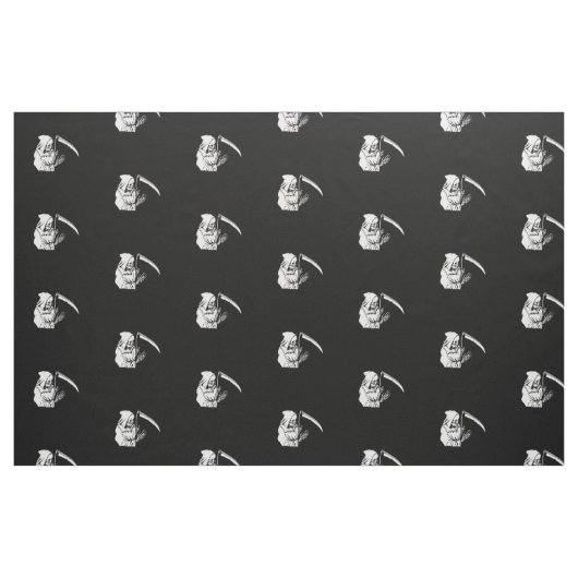 De Grim Reaper of Death Stof (Fat Quarter)