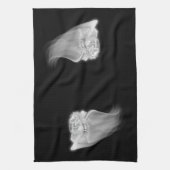 De grim Reaper Rides Halloween Theedoek (Verticaal)