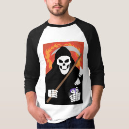De Grim Reaper - Sleeve Raglan T-shirt