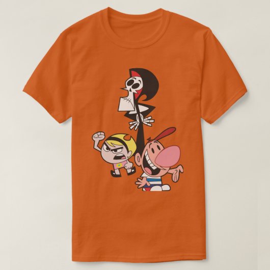 De grimavonturen van Billy en Mandy T-shirt (Design voorkant)