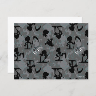 De grimavonturen van Billy & Mandy Pattern Briefkaart