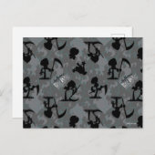 De grimavonturen van Billy & Mandy Pattern Briefkaart (Voorkant / Achterkant)