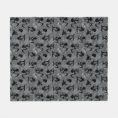 De grimavonturen van Billy & Mandy Pattern Fleece Deken (Voorkant (Horizontaal))