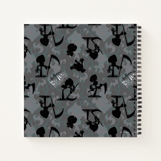 De grimavonturen van Billy & Mandy Pattern Notitieboek (Achterkant)