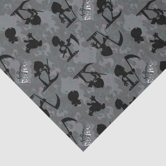 De grimavonturen van Billy & Mandy Pattern Tissuepapier (Detail)