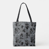 De grimavonturen van Billy & Mandy Pattern Tote Bag (Achterkant)