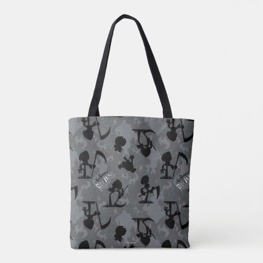 De grimavonturen van Billy & Mandy Pattern Tote Bag (Achterkant)
