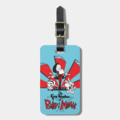 De grimavonturen van Billy & Mandy Scythes Art Bagagelabel (Voorkant verticaal)