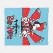 De grimavonturen van Billy & Mandy Scythes Art Fleece Deken (Voorkant (Horizontaal))