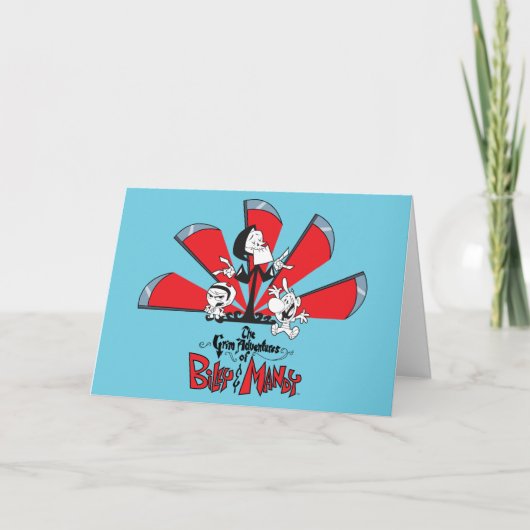 De grimavonturen van Billy & Mandy Scythes Art Kaart (Voorkant)