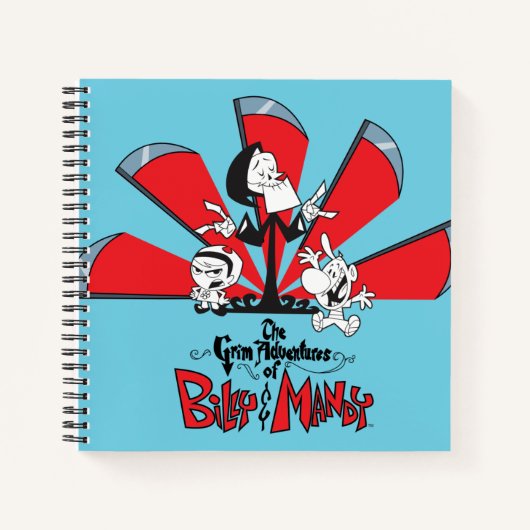 De grimavonturen van Billy & Mandy Scythes Art Notitieboek (Voorkant)