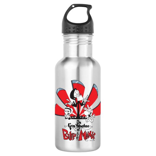 De grimavonturen van Billy & Mandy Scythes Art Waterfles (Voorkant)