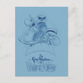 De grimavonturen van Billy & Mandy Sketch Art Briefkaart (Voorkant)