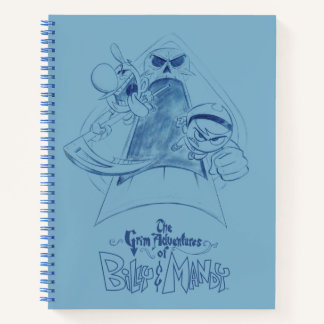 De grimavonturen van Billy & Mandy Sketch Art Notitieboek