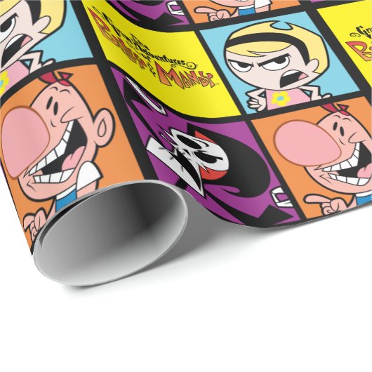 De grimmige avonturen van Billy & Mandy Character  Cadeaupapier (Rol Hoek)