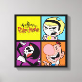 De grimmige avonturen van Billy & Mandy Character  Canvas Afdruk (Voorkant)