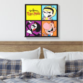De grimmige avonturen van Billy & Mandy Character  Canvas Afdruk (Insitu (Slaapkamer))