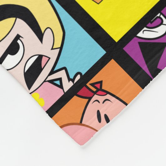 De grimmige avonturen van Billy & Mandy Character  Fleece Deken (Hoek)