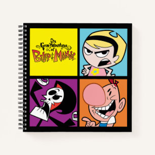 De grimmige avonturen van Billy & Mandy Character Notitieboek