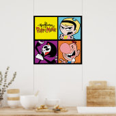 De grimmige avonturen van Billy & Mandy Character  Poster (Keuken)