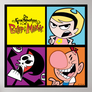 De grimmige avonturen van Billy & Mandy Character  Poster