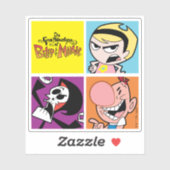 De grimmige avonturen van Billy & Mandy Character  Sticker (Vel)