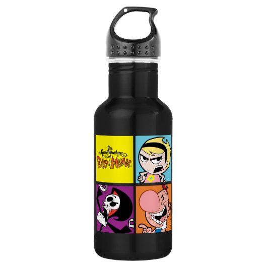 De grimmige avonturen van Billy & Mandy Character Waterfles (Voorkant)