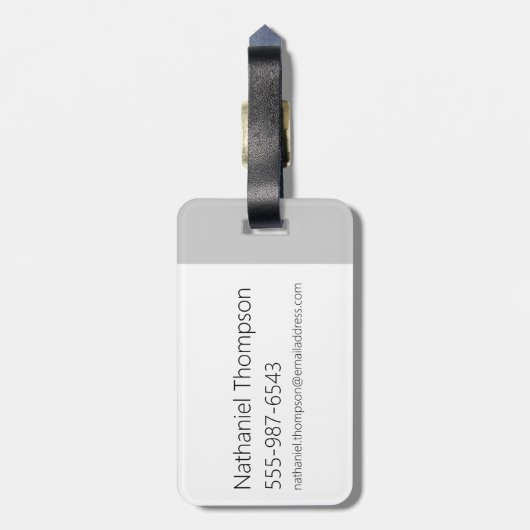 De grimmige avonturen van Billy & Mandy - Het eind Bagagelabel (Achterkant verticaal)