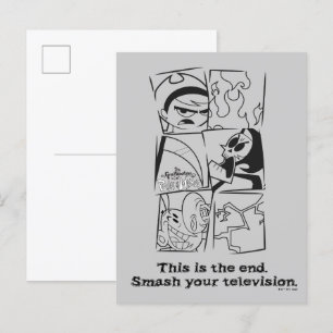 De grimmige avonturen van Billy & Mandy - Het eind Briefkaart