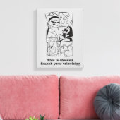 De grimmige avonturen van Billy & Mandy - Het eind Canvas Afdruk (Insitu (Woonkamer))