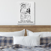 De grimmige avonturen van Billy & Mandy - Het eind Canvas Afdruk (Insitu (Slaapkamer))