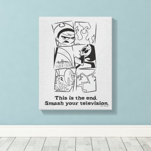 De grimmige avonturen van Billy & Mandy - Het eind Canvas Afdruk (Insitu (Houten vloer))