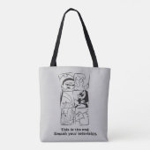 De grimmige avonturen van Billy & Mandy - Het eind Tote Bag (Achterkant)